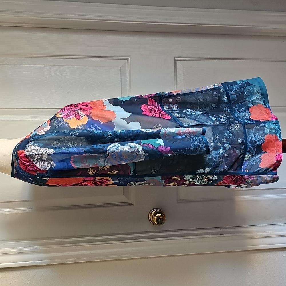 Soft Surroundings Sheer Floral Kimono - Picture 3 of 4